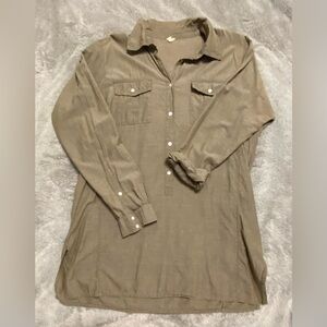 J. Crew Light Brown Tunic